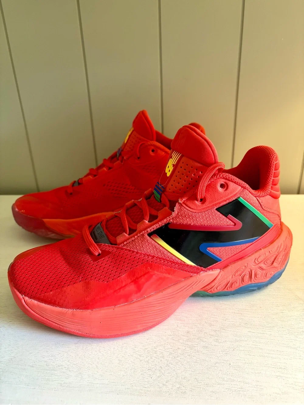 New Balance Two WXY v4 Gamer Tag Neo Flame Basketball Shoes Sneakers 6.5